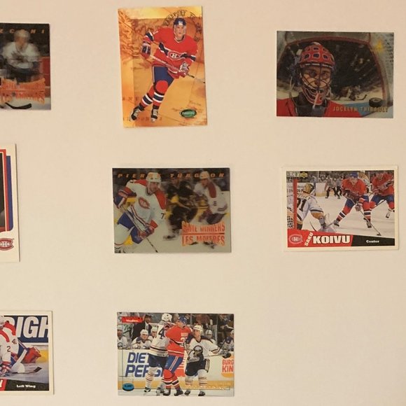 Montreal Canadiens Vintage NHL Hockey Cards - Lot of 16 - Roy, Koivu, Turgeon + - Picture 7 of 9